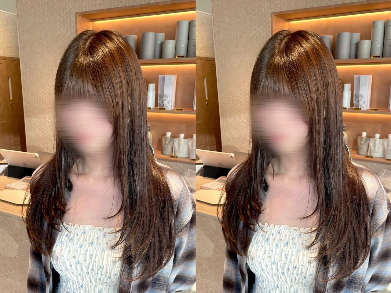セットも簡単！ツヤ感たっぷりロングレイヤー